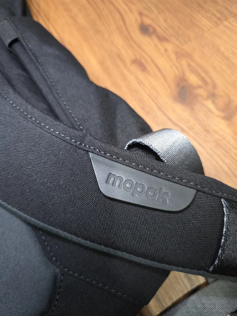 Mopak Black Men's Roll-Top Backpack